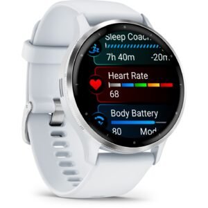 Garmin Venu 3 GPS Smartwatch - steinweiß/silber